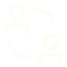 Collaborate White Icon